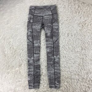 Lululemon Fast & Free 7/8 Tight II *Nulux 25" Swerve Vapor Metal Grey